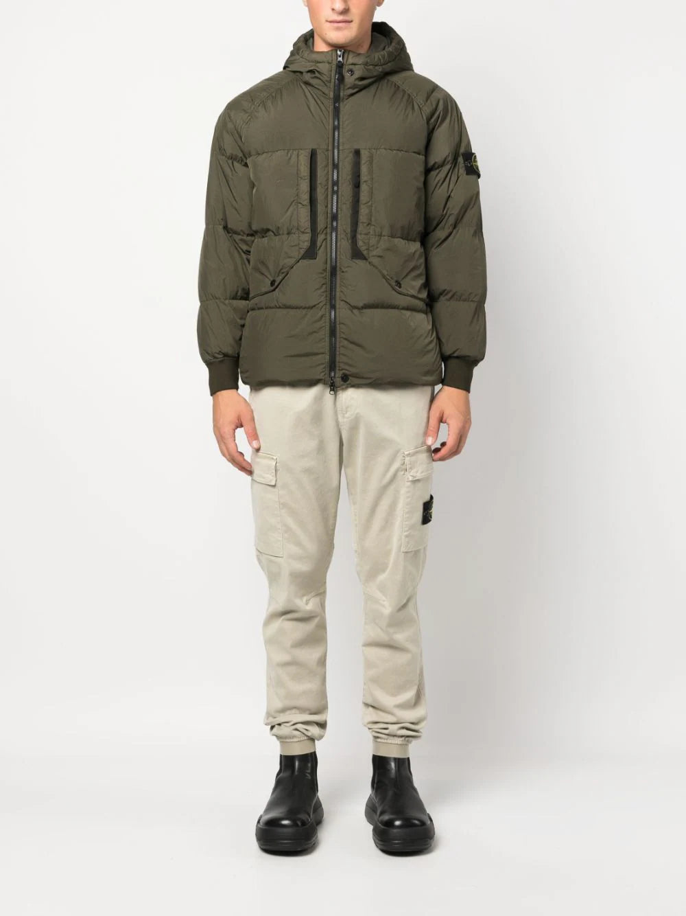 STONE ISLAND 40723 garment dyed crinkle reps recycled nylon down Only for today