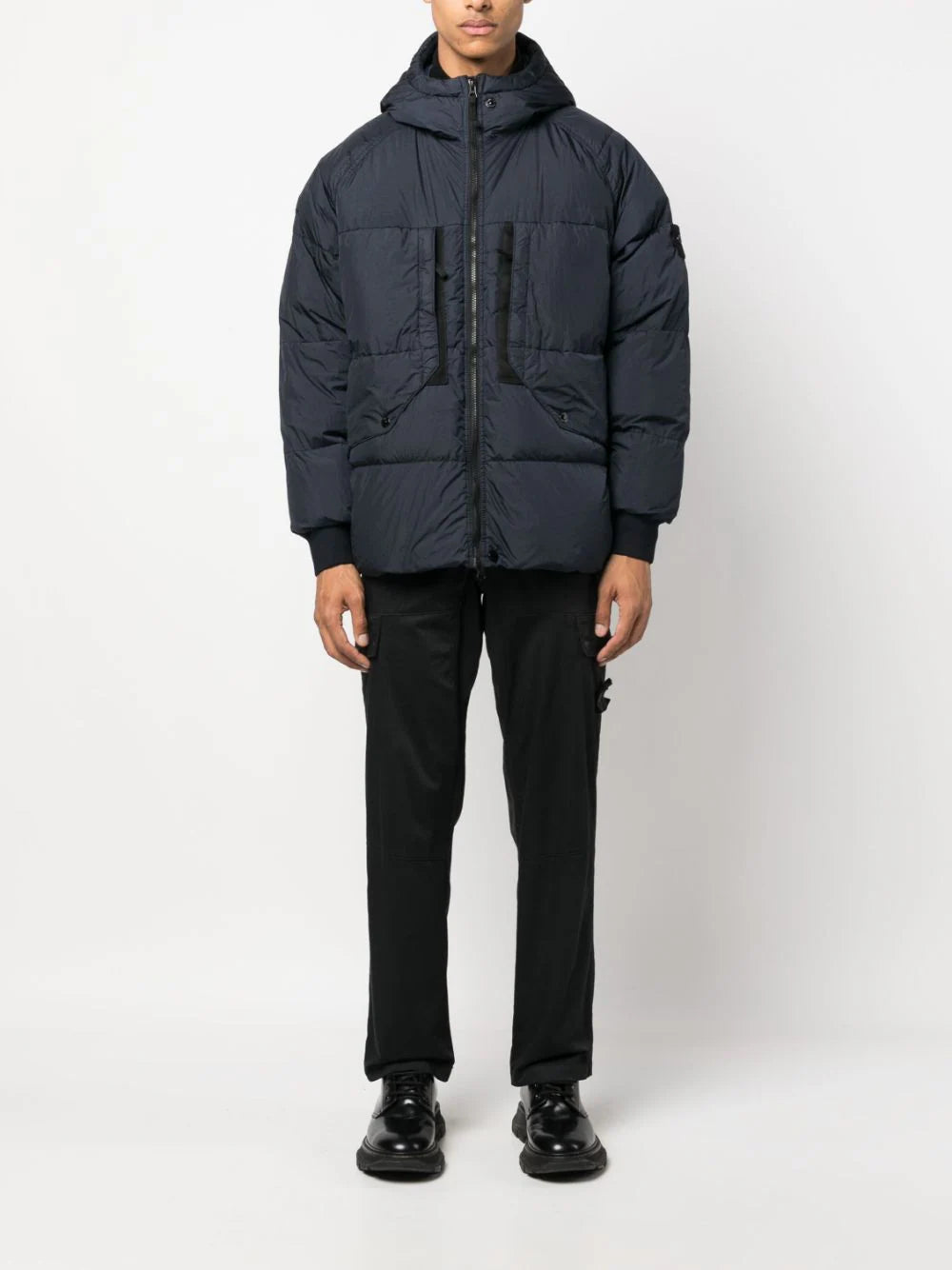 STONE ISLAND 40723 garment dyed crinkle reps recycled nylon down Offerta speciale della fabbrica