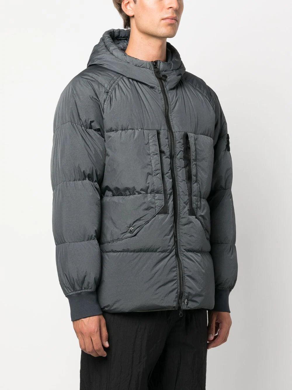 STONE ISLAND 40723 garment dyed crinkle reps recycled nylon down Hotsell