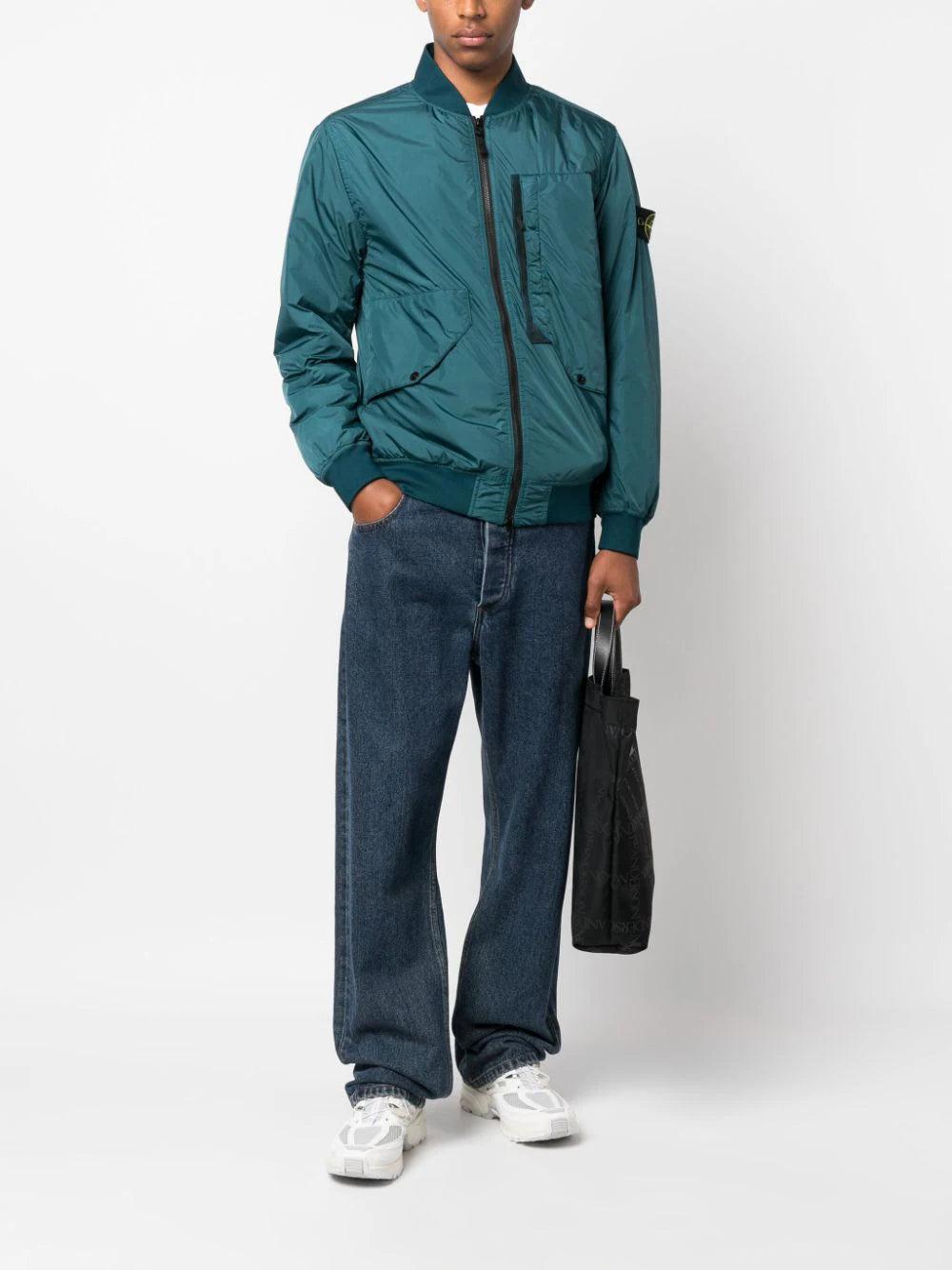 STONE ISLAND 40923 garment dyed crinkle reps recycled nylon with primaloft®-tc Officina