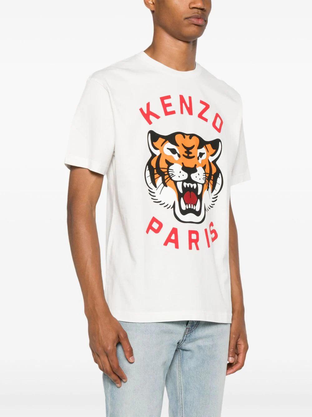 KENZO 'lucky tiger' oversized unisex t-shirt Fino Al -60%