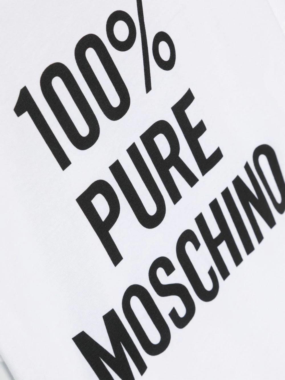 Moschino Kids 100% pure moschino cotton t-shirt Prezzo Ridotto