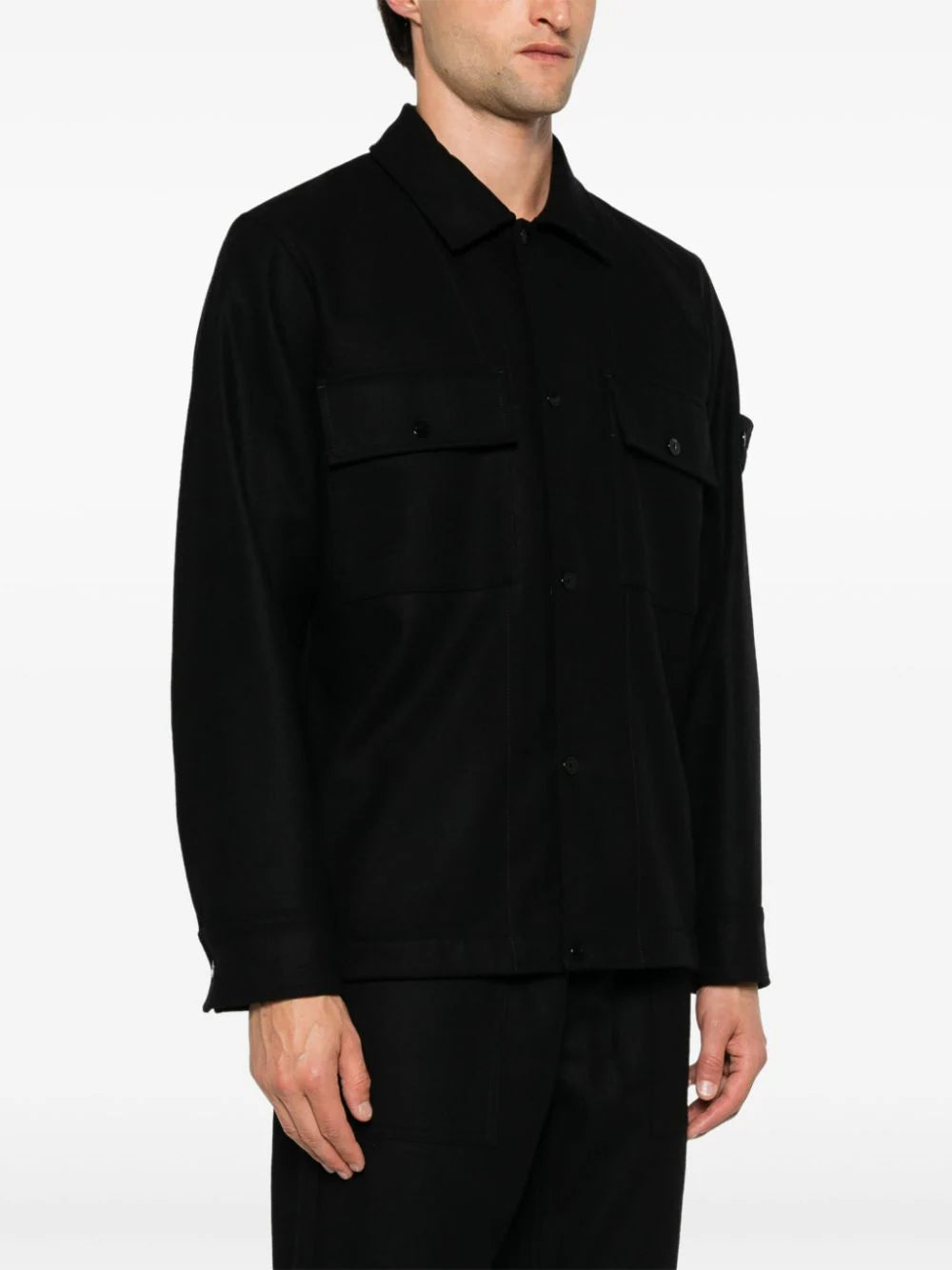 STONE ISLAND 120f4 overshirt ghost In Vendita