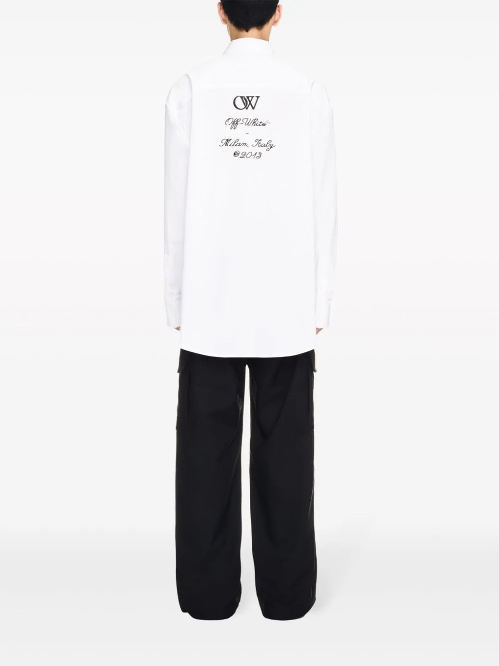 OFF-WHITE 23 logo overshirt Offerta migliore