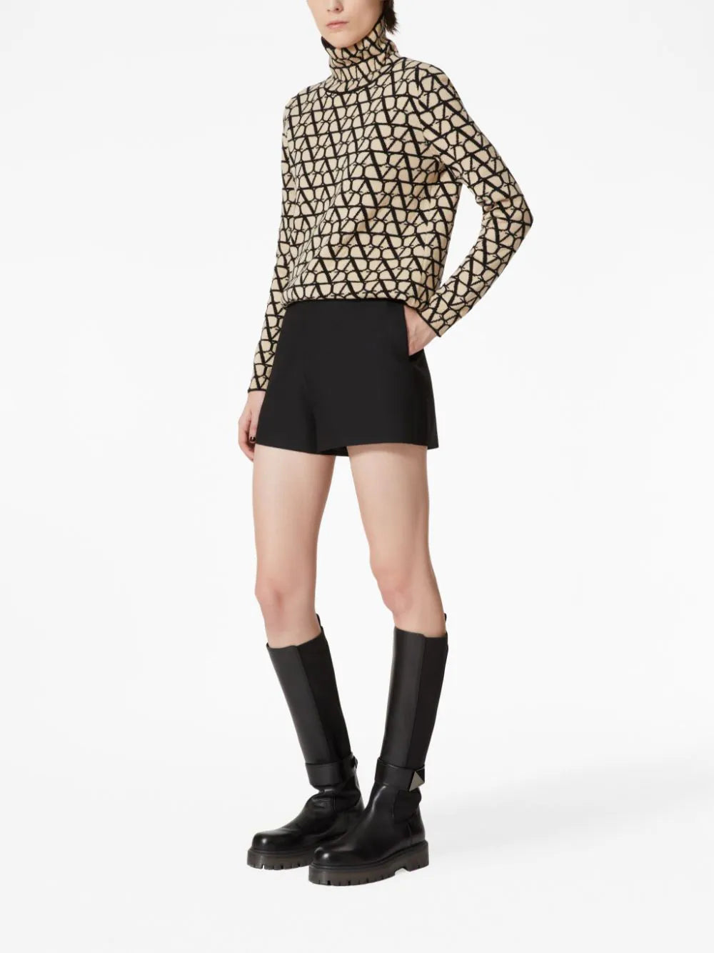 Valentino Garavani 'v gold' shorts Offerte giornaliere
