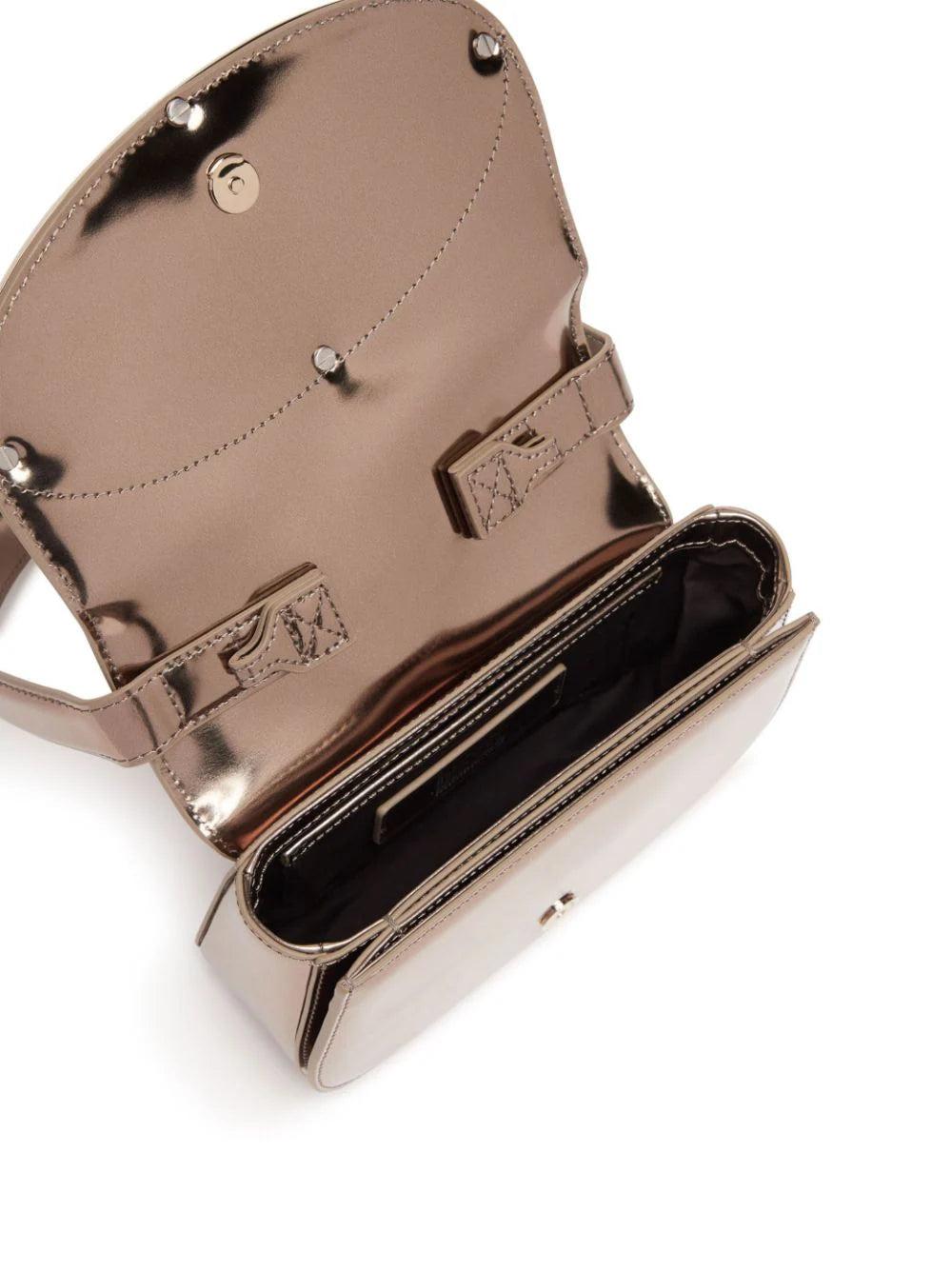 DIESEL 1dr-iconic shoulder bag in mirrored leather In Linea