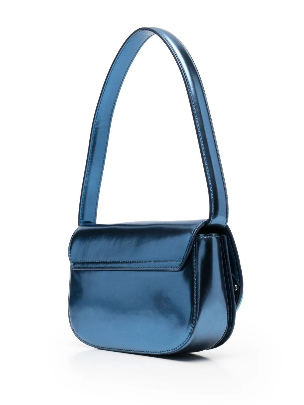 DIESEL 1dr-iconic shoulder bag in mirrored leather Nuovo