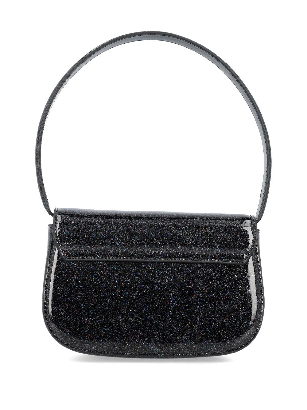 DIESEL 1dr-iconic shoulder bag with macro glitter Qualità