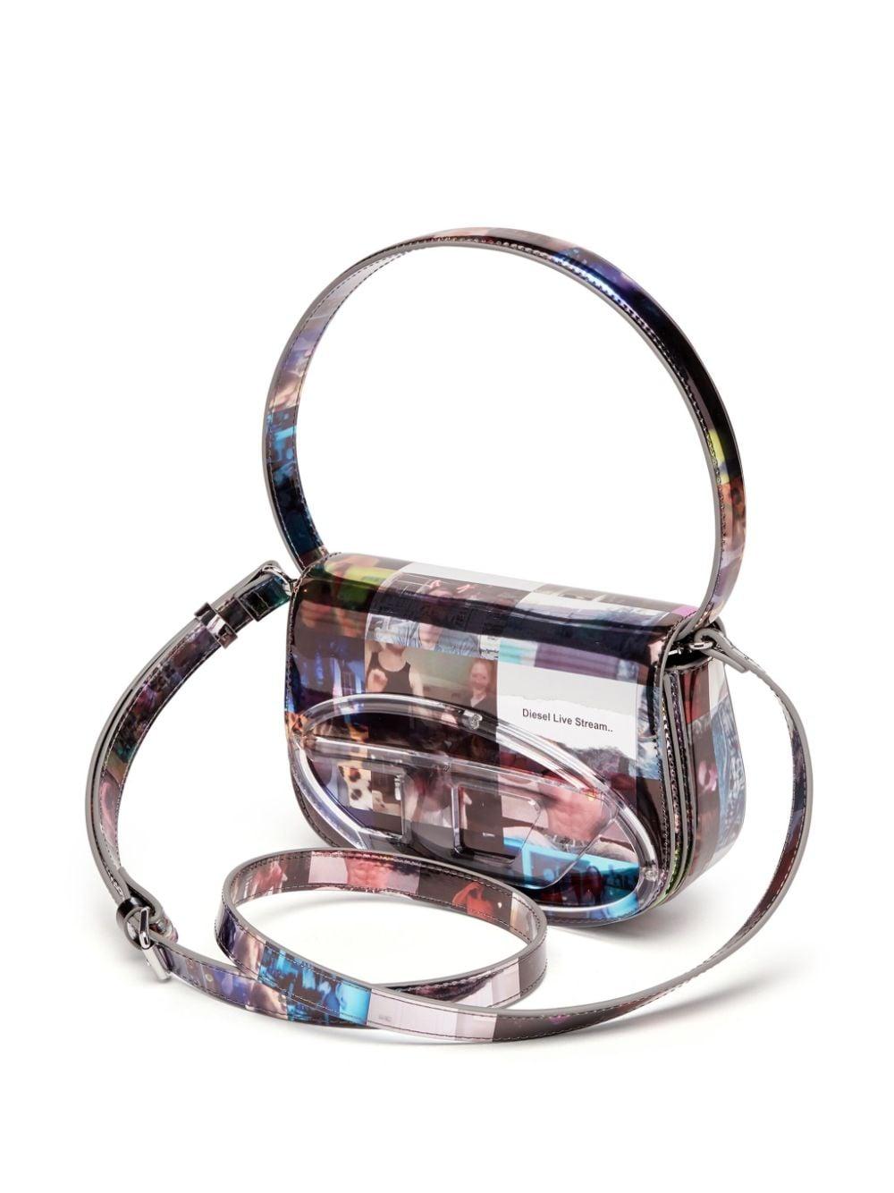 DIESEL 1dr-iconic shoulder bag with print Vendita