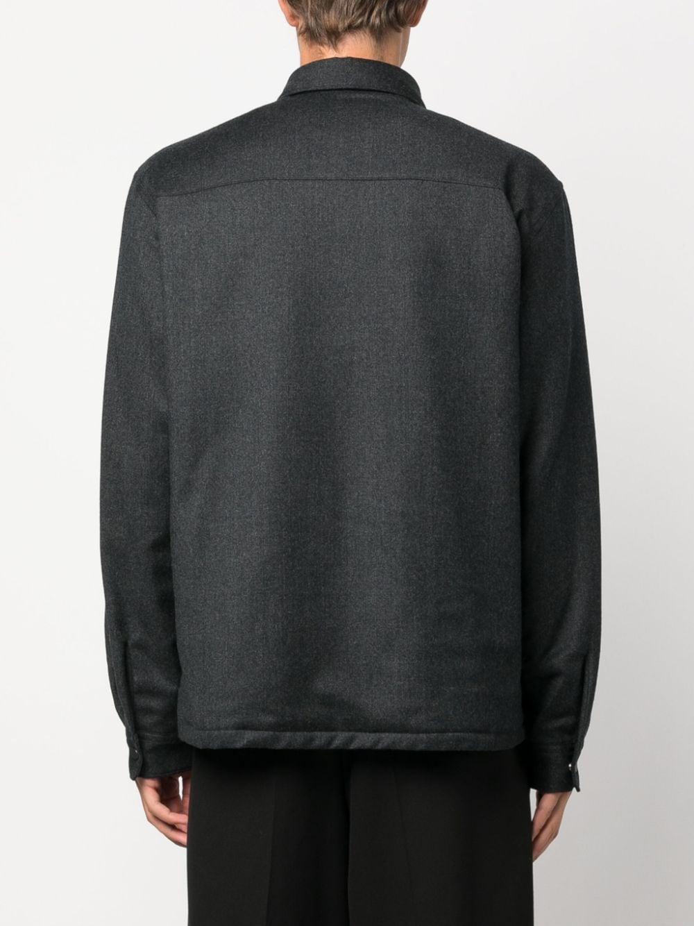 ZEGNA Wool shirt jacket Prezzo Ridotto