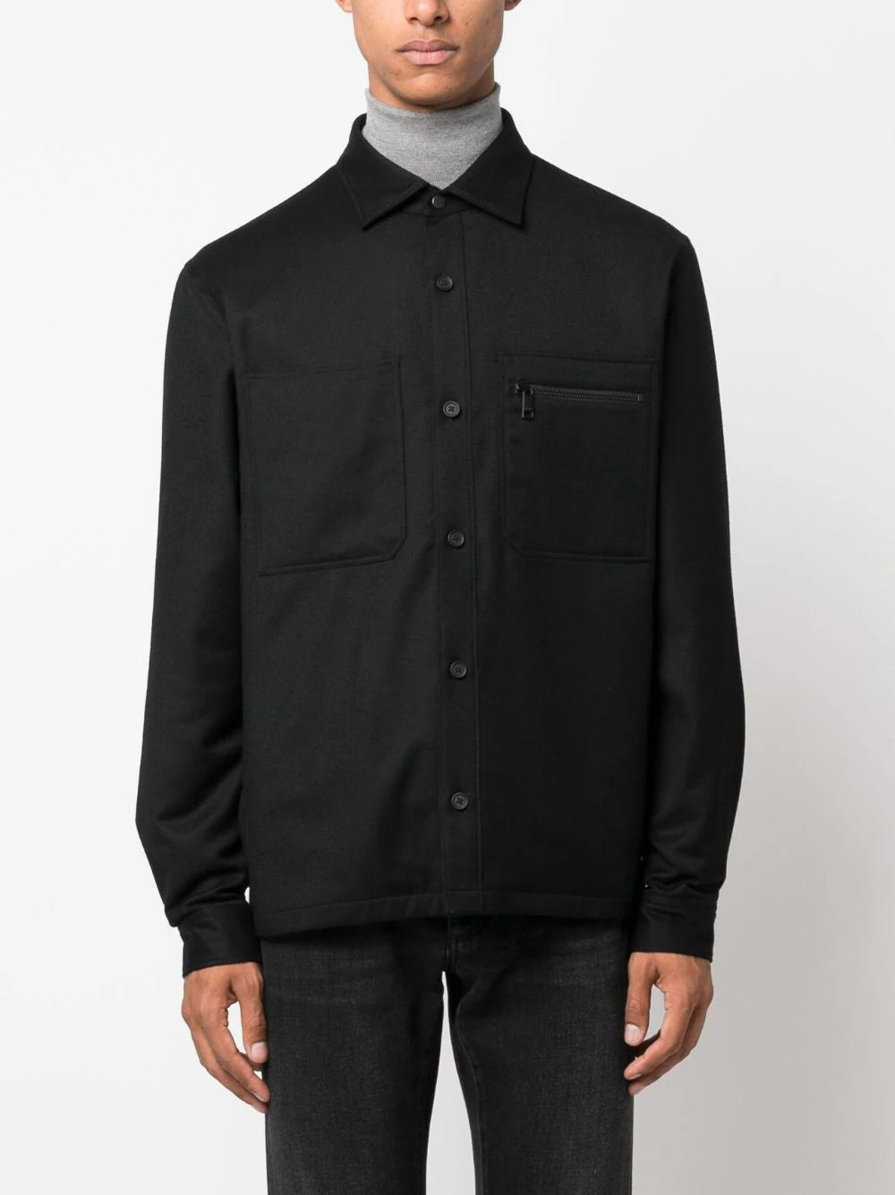 ZEGNA Wool shirt-jacket Sottocosto