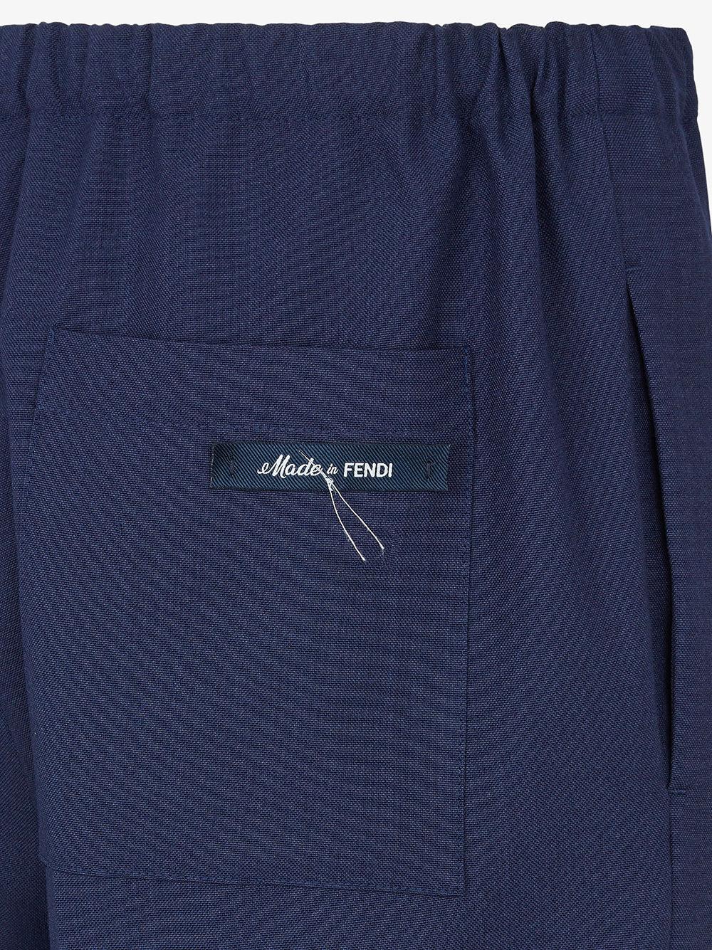 FENDI Wool trousers Sconto