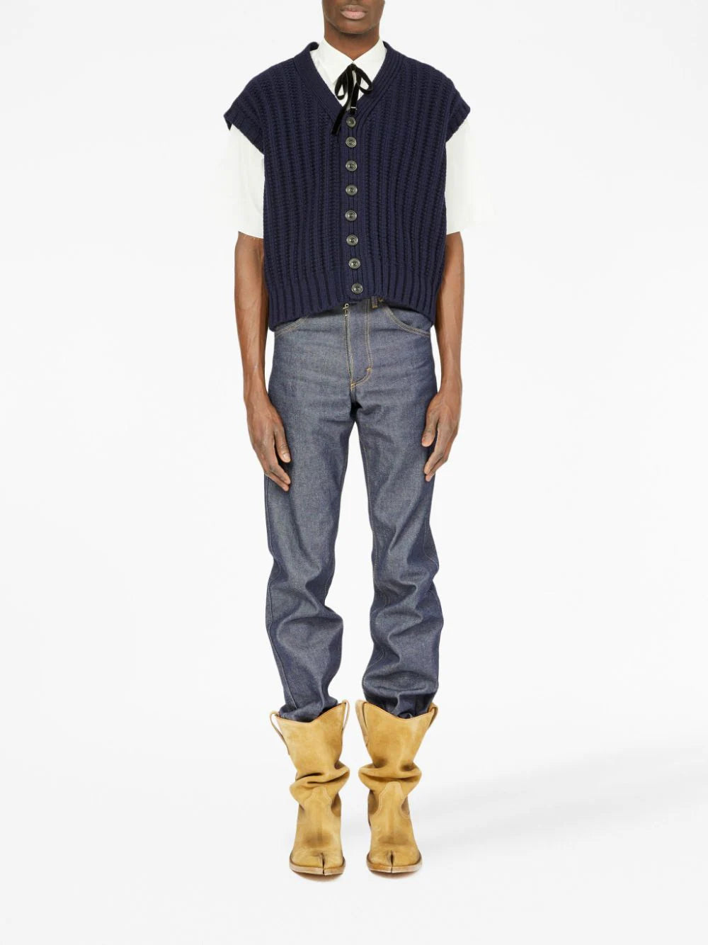 MAISON MARGIELA Wool vest Offerta