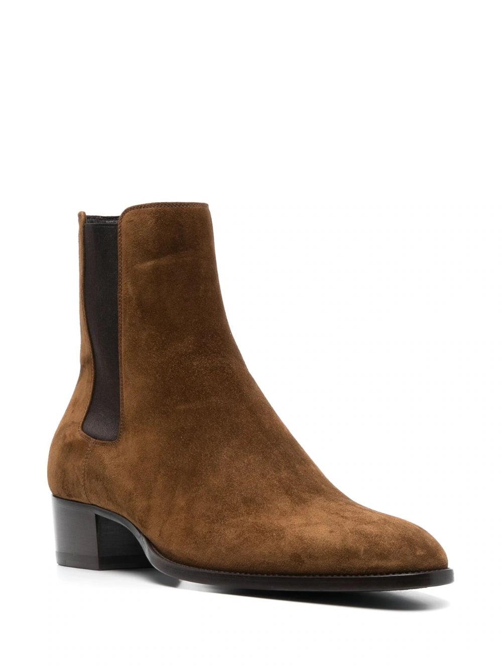 Saint Laurent Wyatt chelsea boots Hotsell