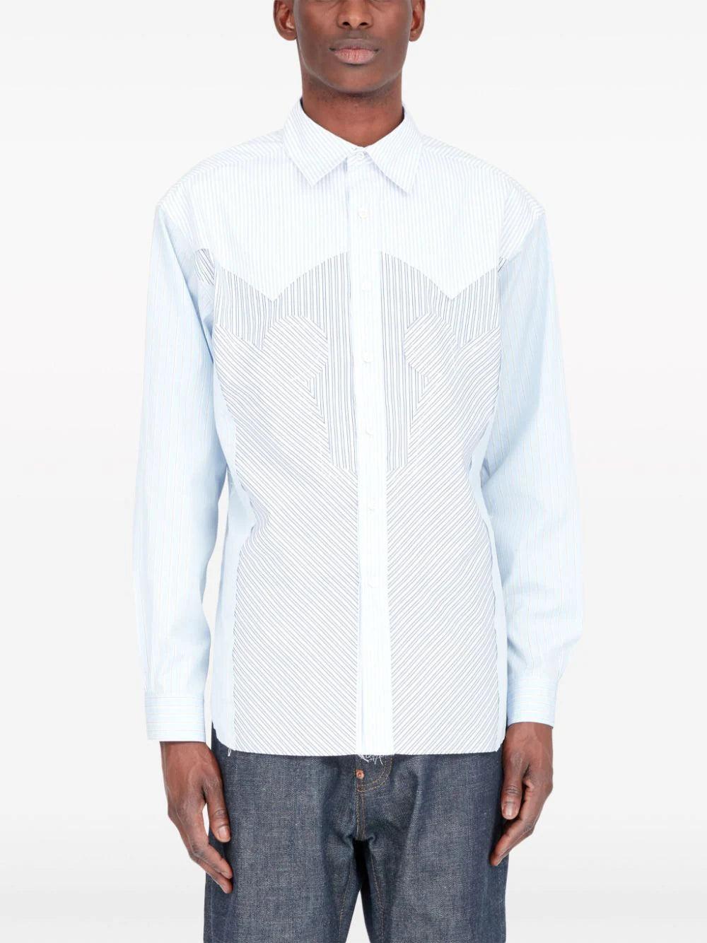 MAISON MARGIELA Yoke stripe shirt Prezzo di fabbrica