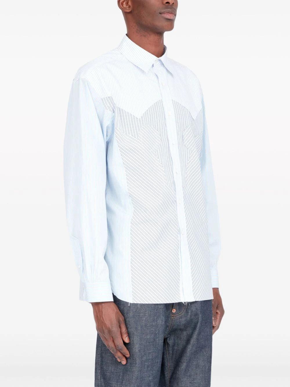 MAISON MARGIELA Yoke stripe shirt Prezzo di fabbrica