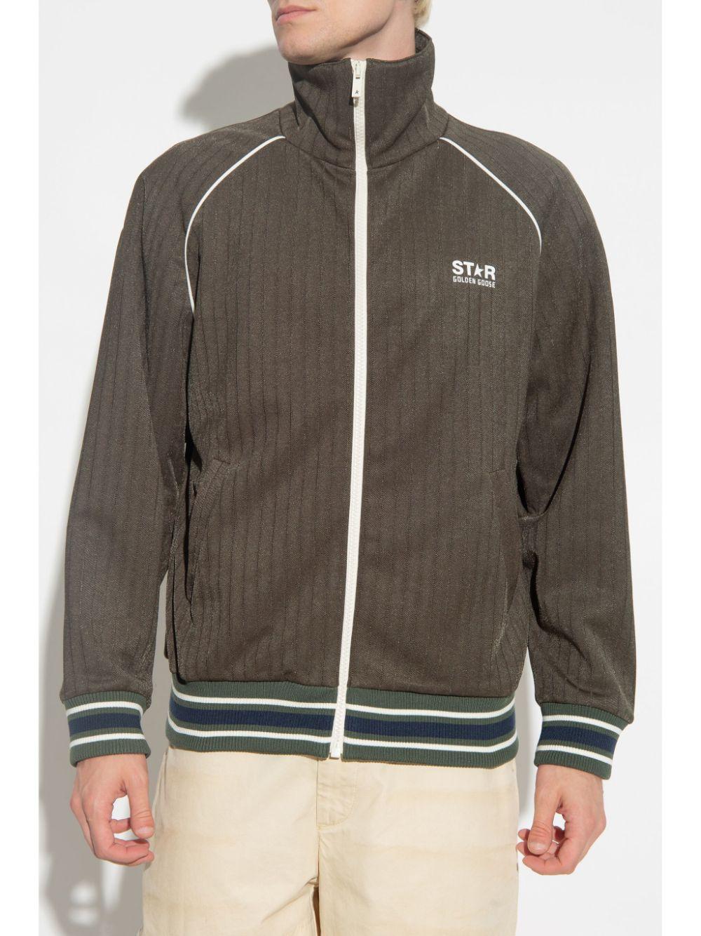 Golden Goose Zip-up sweatshirt with logo Shopping online