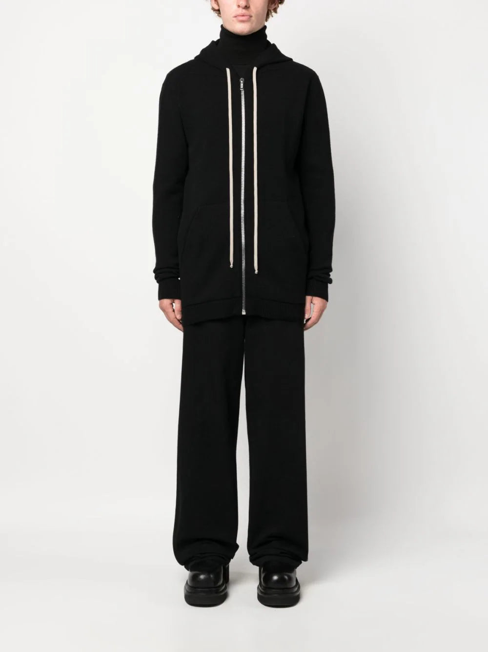 RICK OWENS Zipped hoodie Offerta per la Festa della Mamma