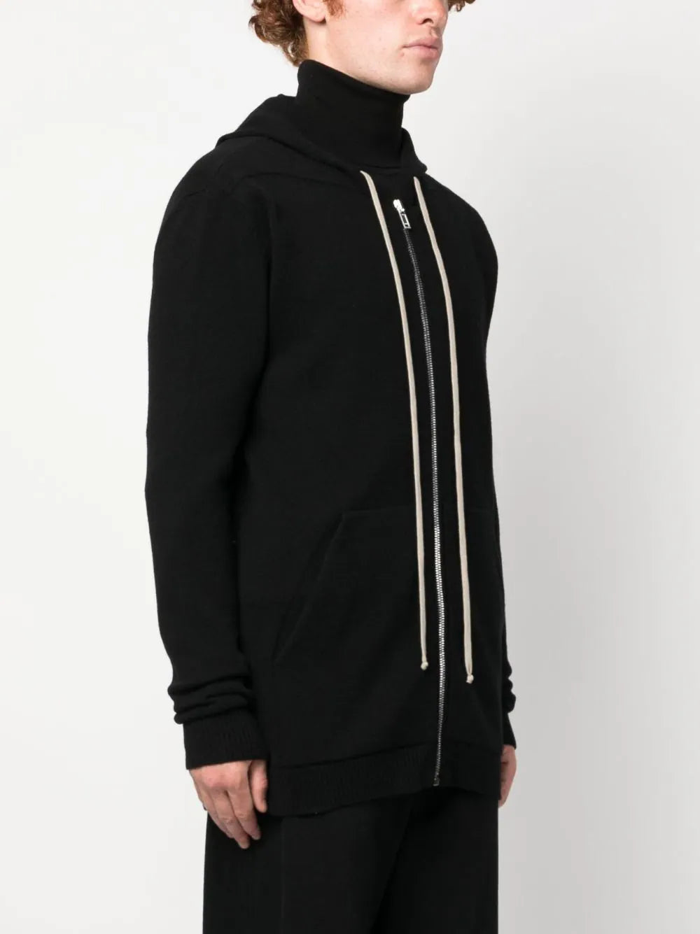 RICK OWENS Zipped hoodie Offerta per la Festa della Mamma