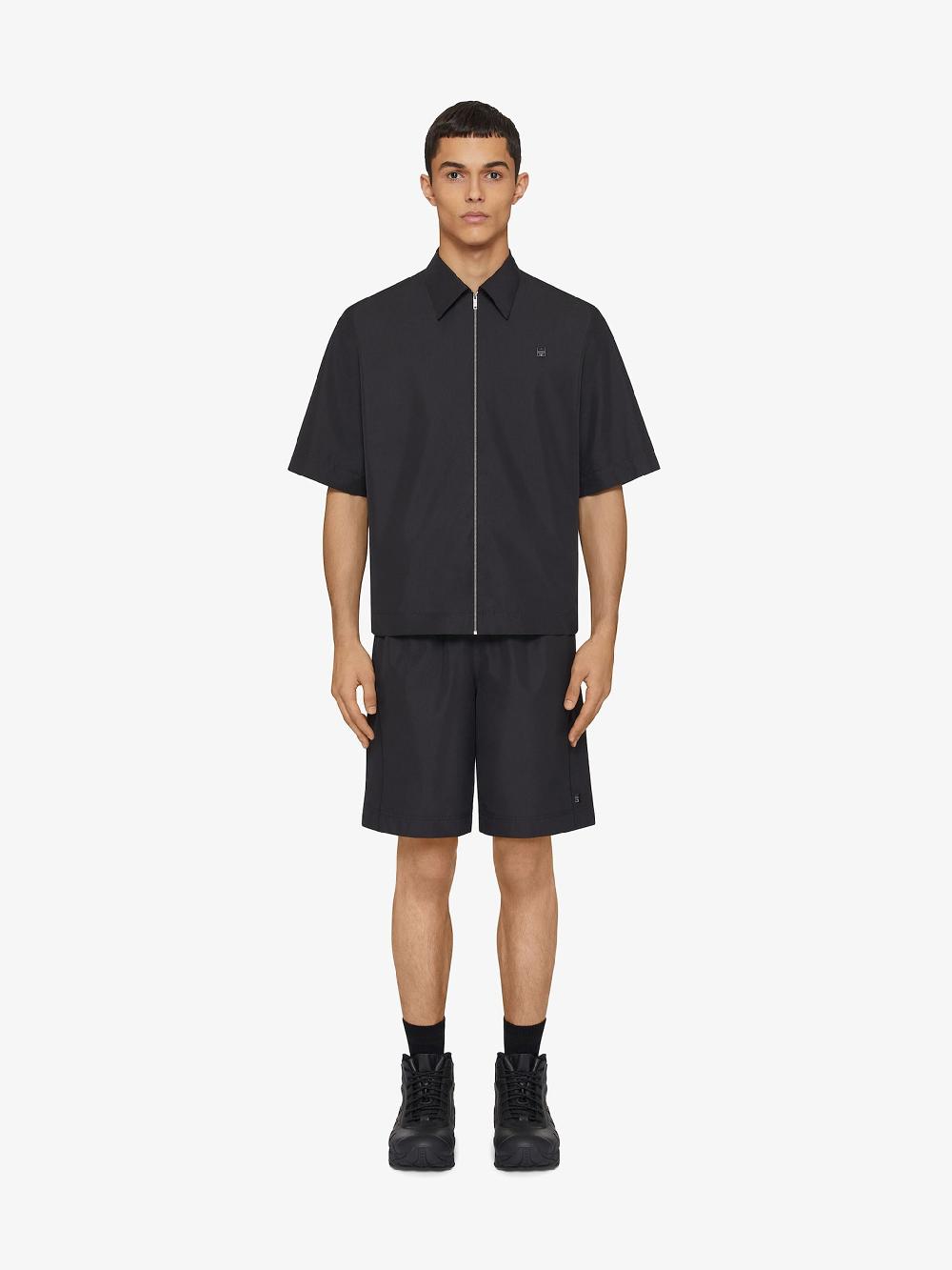 Givenchy Zipped shirt with 4g detail Vendita calda