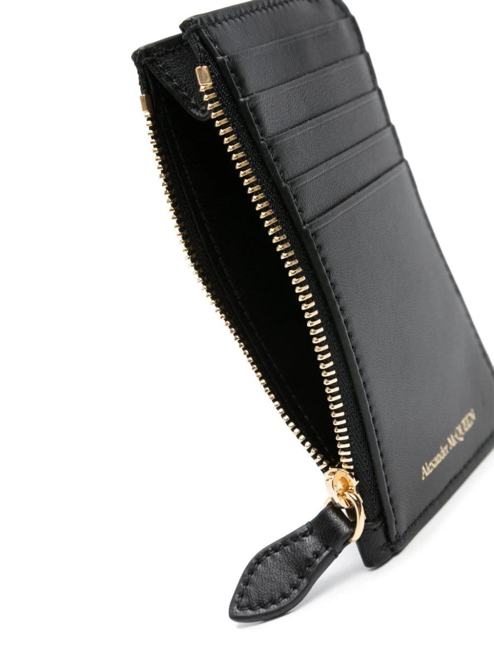Alexander McQueen Zip card holder Latest fashion
