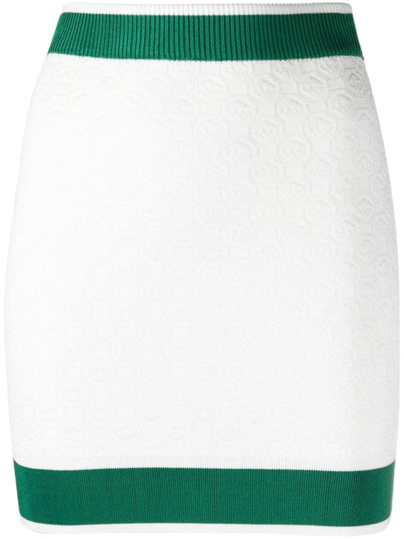CASABLANCA 3d monogram skirt Offerte speciali