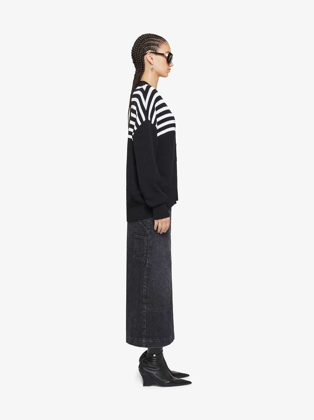 Givenchy 4g cardigan with stripes Sconti VIP