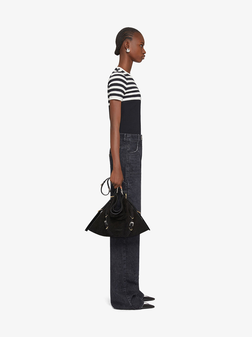 Givenchy 4g slim fit t-shirt with stripes Fino al 50% di sconto