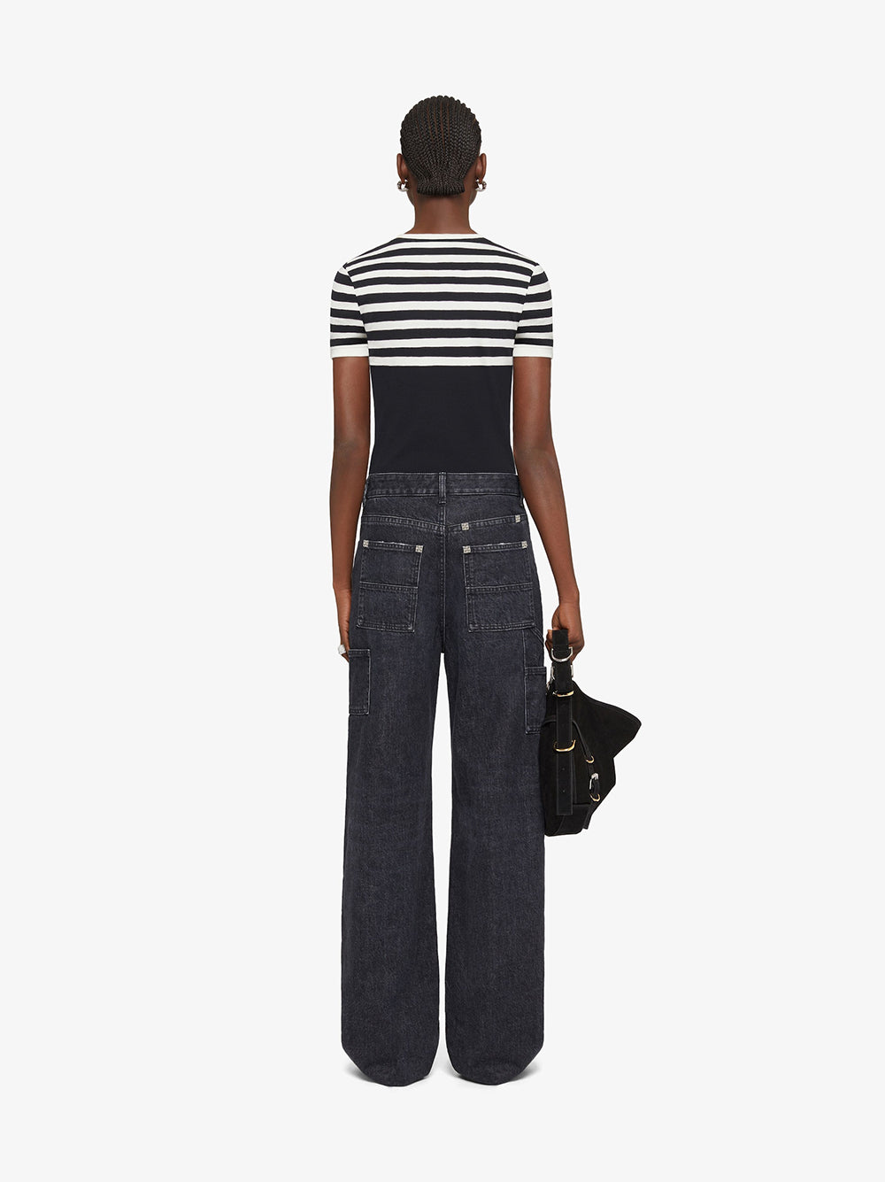 Givenchy 4g slim fit t-shirt with stripes Fino al 50% di sconto