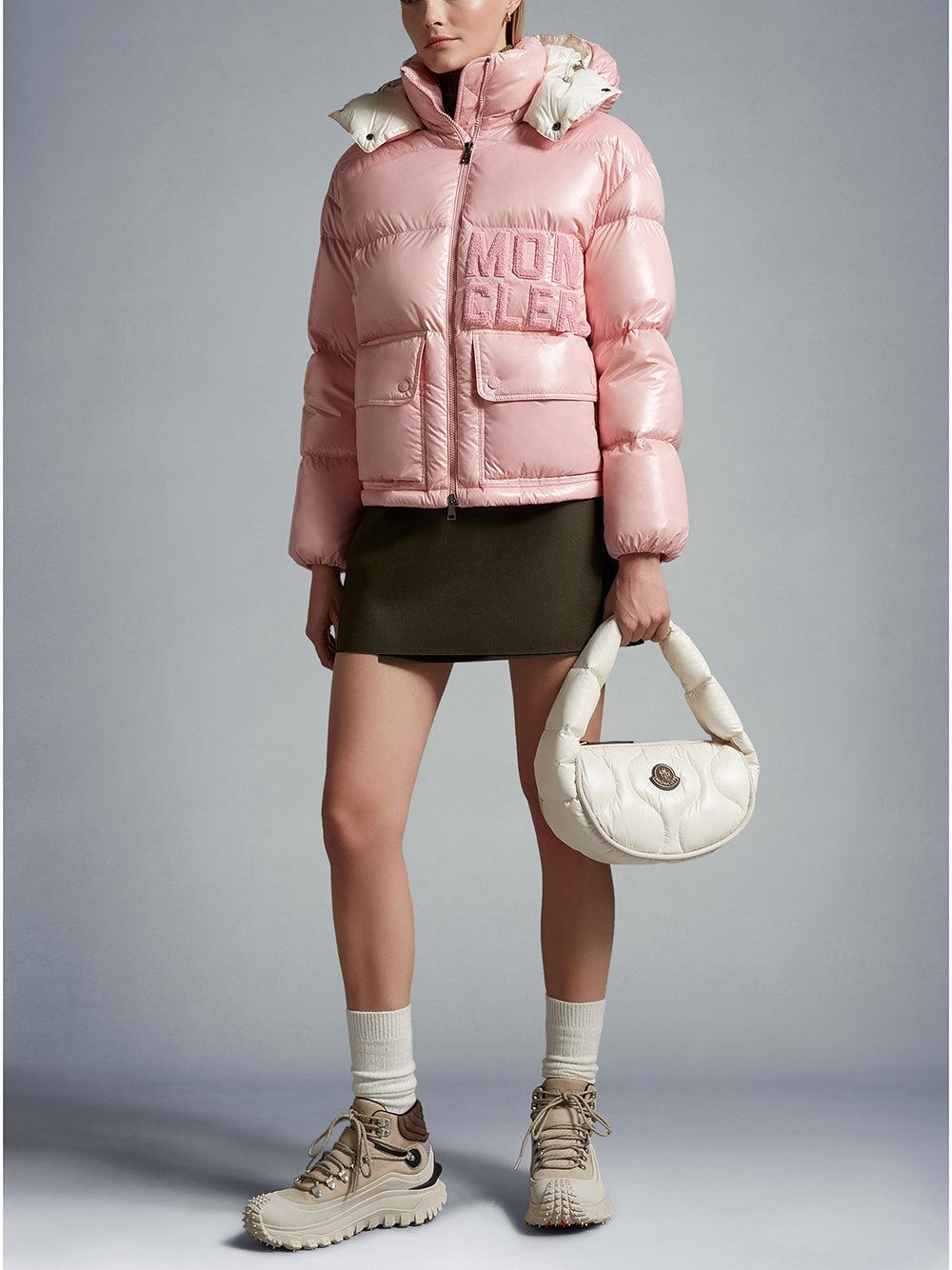 MONCLER Abbaye short down jacket Qualità