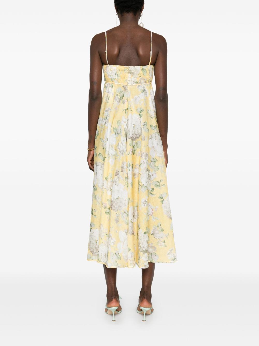 ZIMMERMANN Acacia midi dress Consegna Veloce