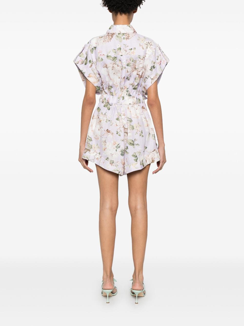 ZIMMERMANN Acacia pocket playsuit Fino Al -60%