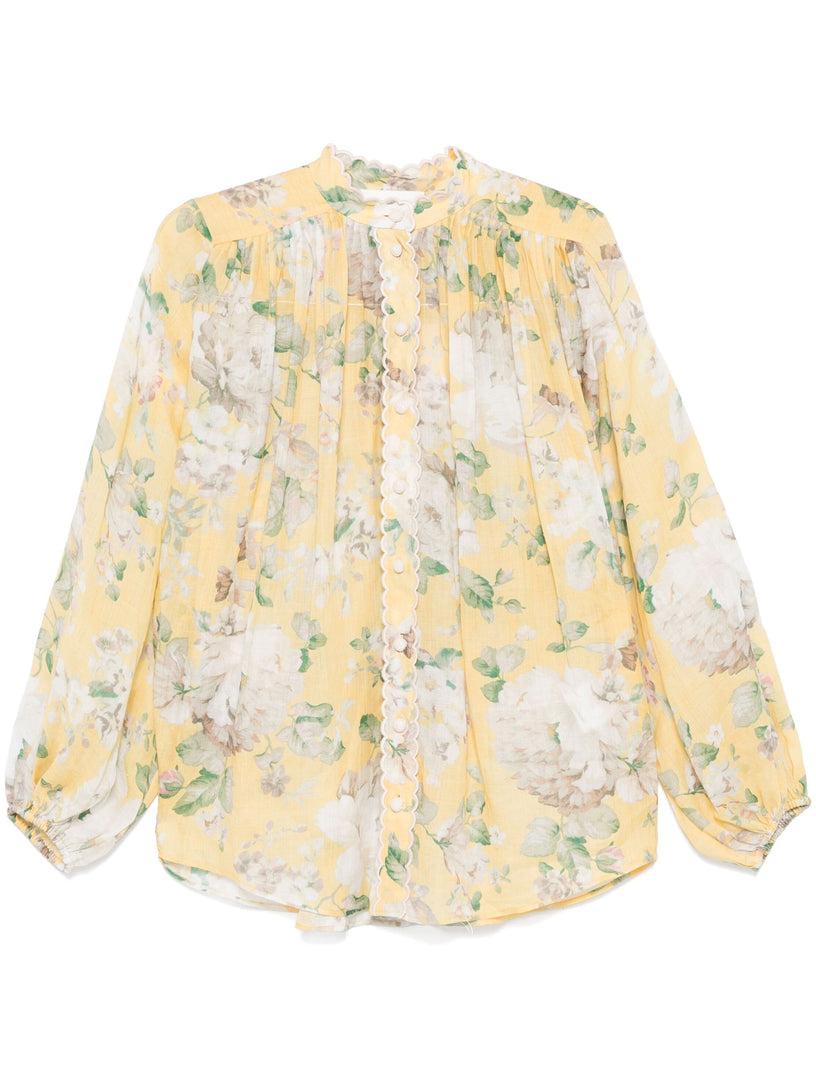 ZIMMERMANN Acacia scallop blouse Shopping Online