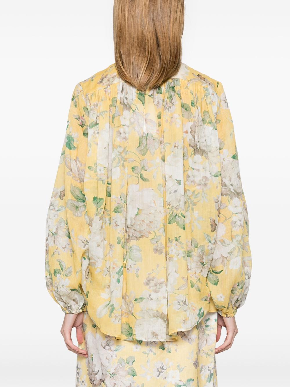 ZIMMERMANN Acacia scallop blouse Shopping Online