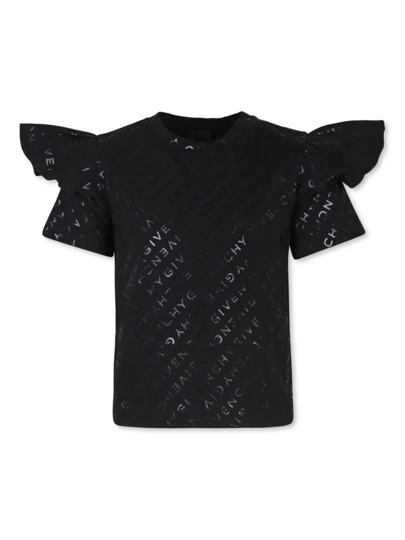 Givenchy Kids T-shirt with all-over logo Sconto