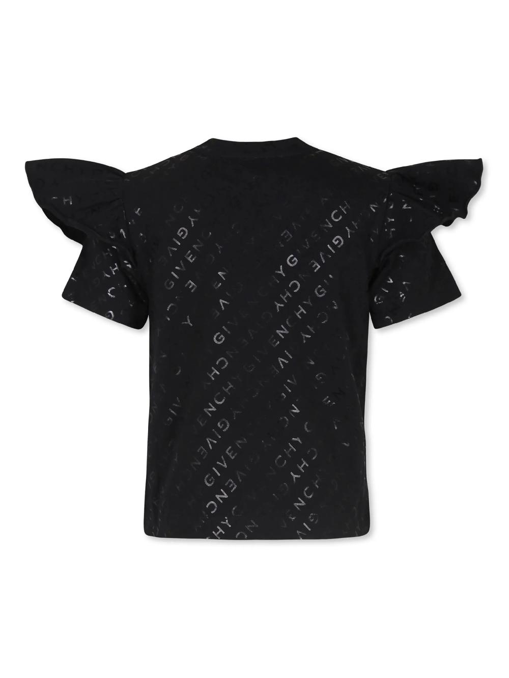 Givenchy Kids T-shirt with all-over logo Sconto