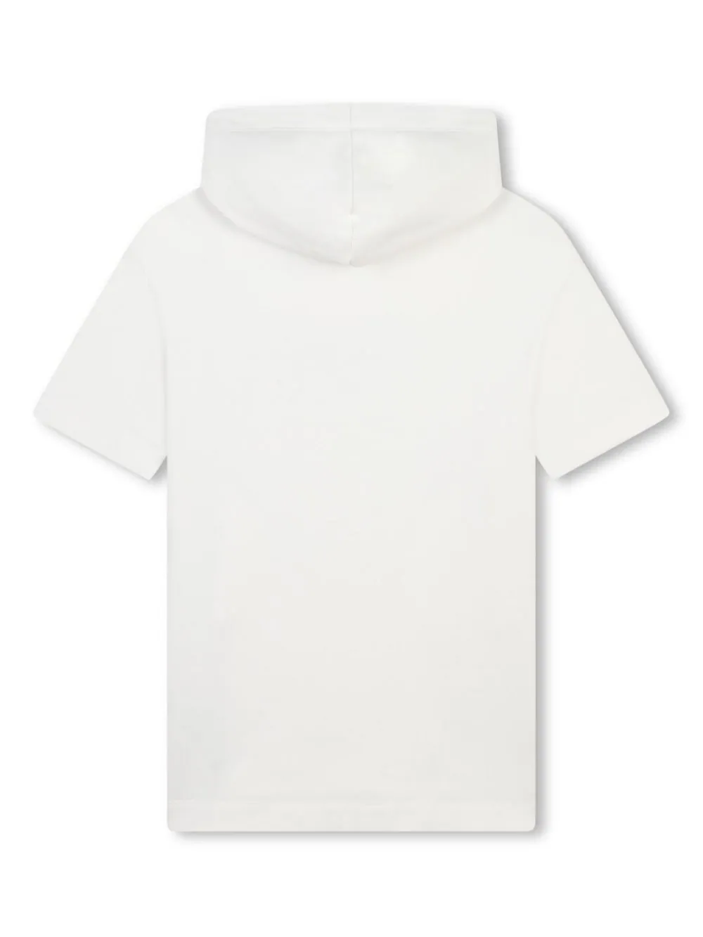 Chloé Kids Logo-appliquéd hooded dress Moda
