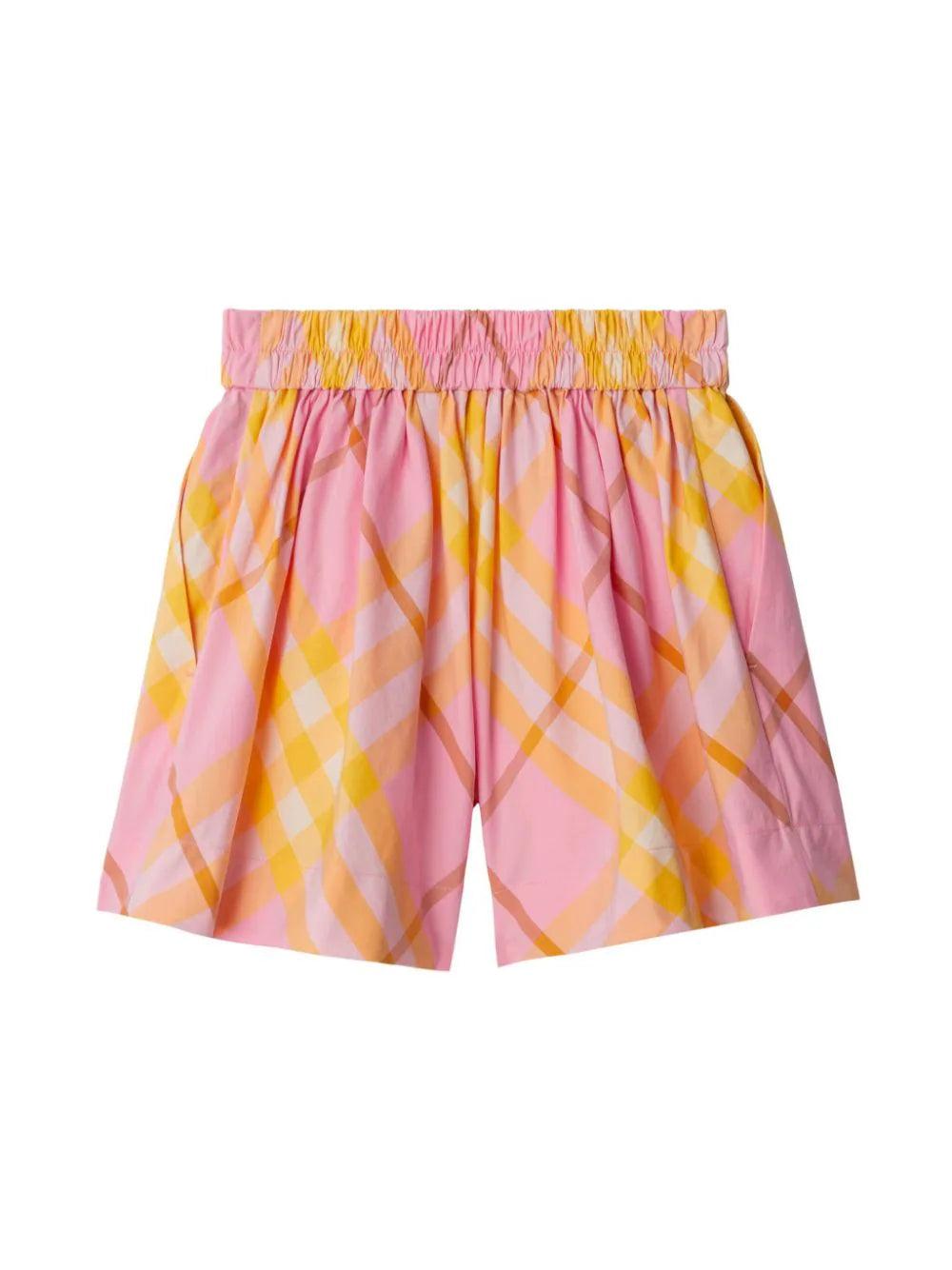 Burberry Kids Check shorts Vendite stagionali