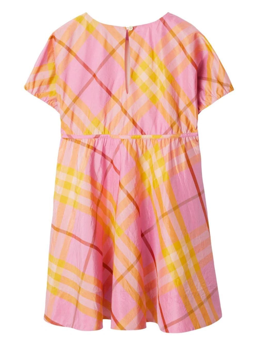 Burberry Kids Check silk dress Black Friday
