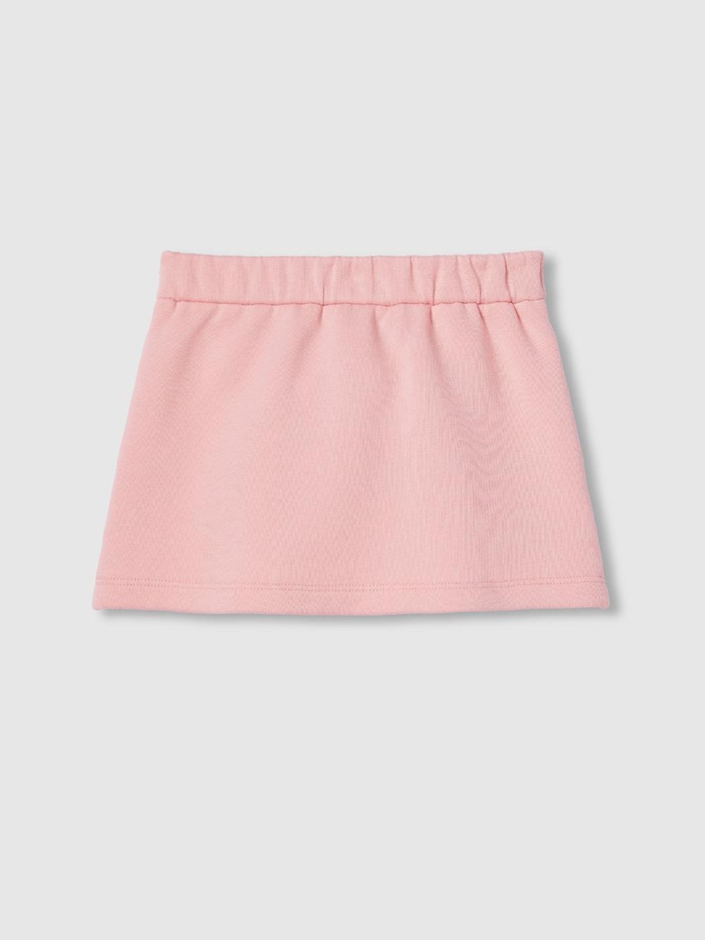 Gucci Kids Cotton skirt with web Offerta natalizia