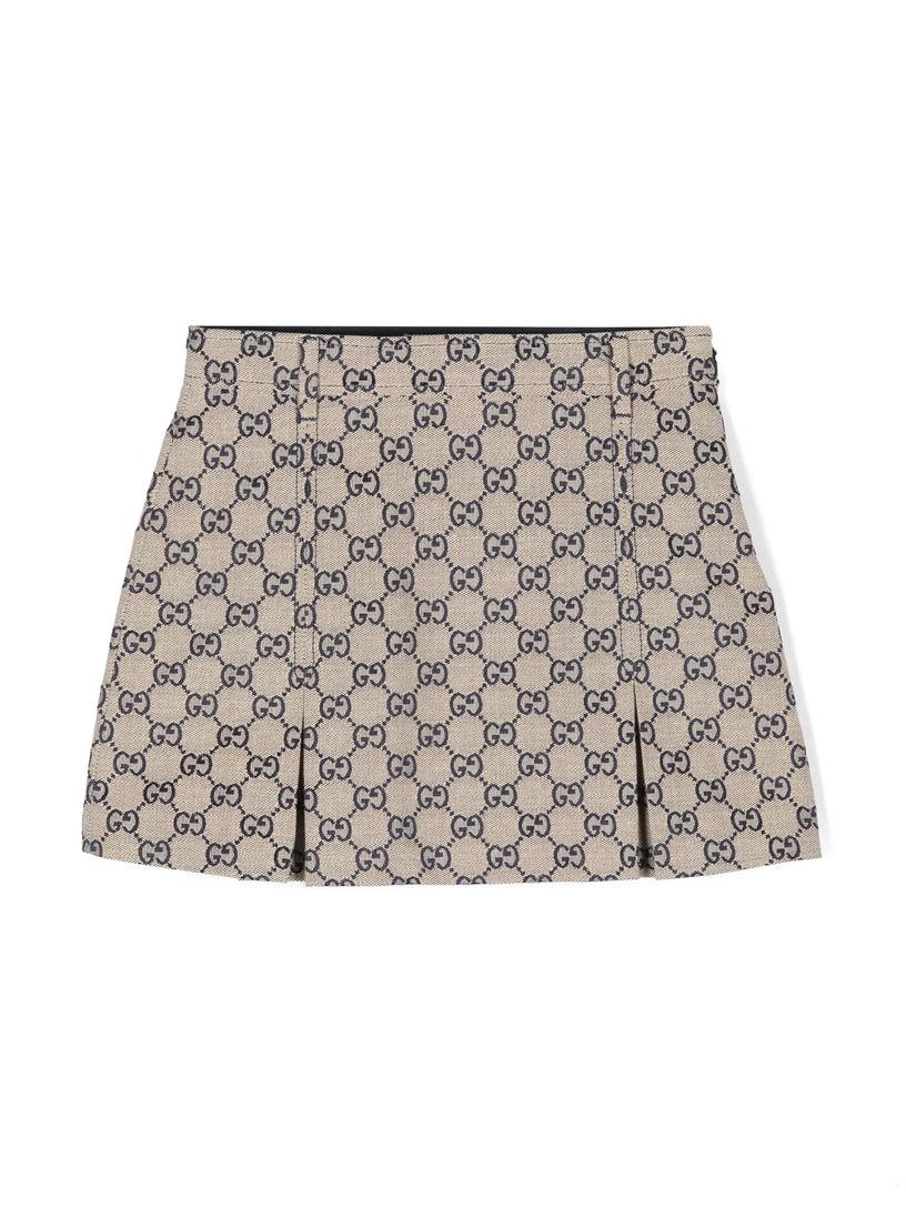 Gucci Kids Gg canvas skirt Offerta Pasqua