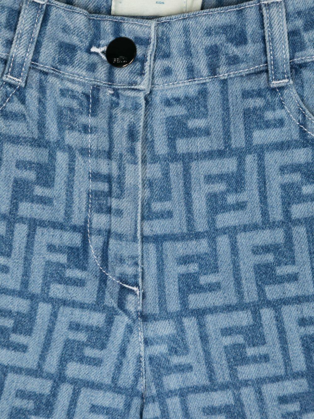 FENDI Kids Denim shorts Offerta Giorno del Papà