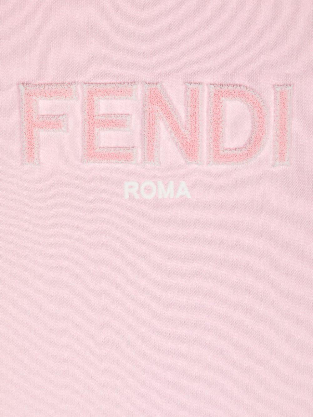 FENDI Kids Sweatshirt with embossed logo Smaltimento dello stoccaggio
