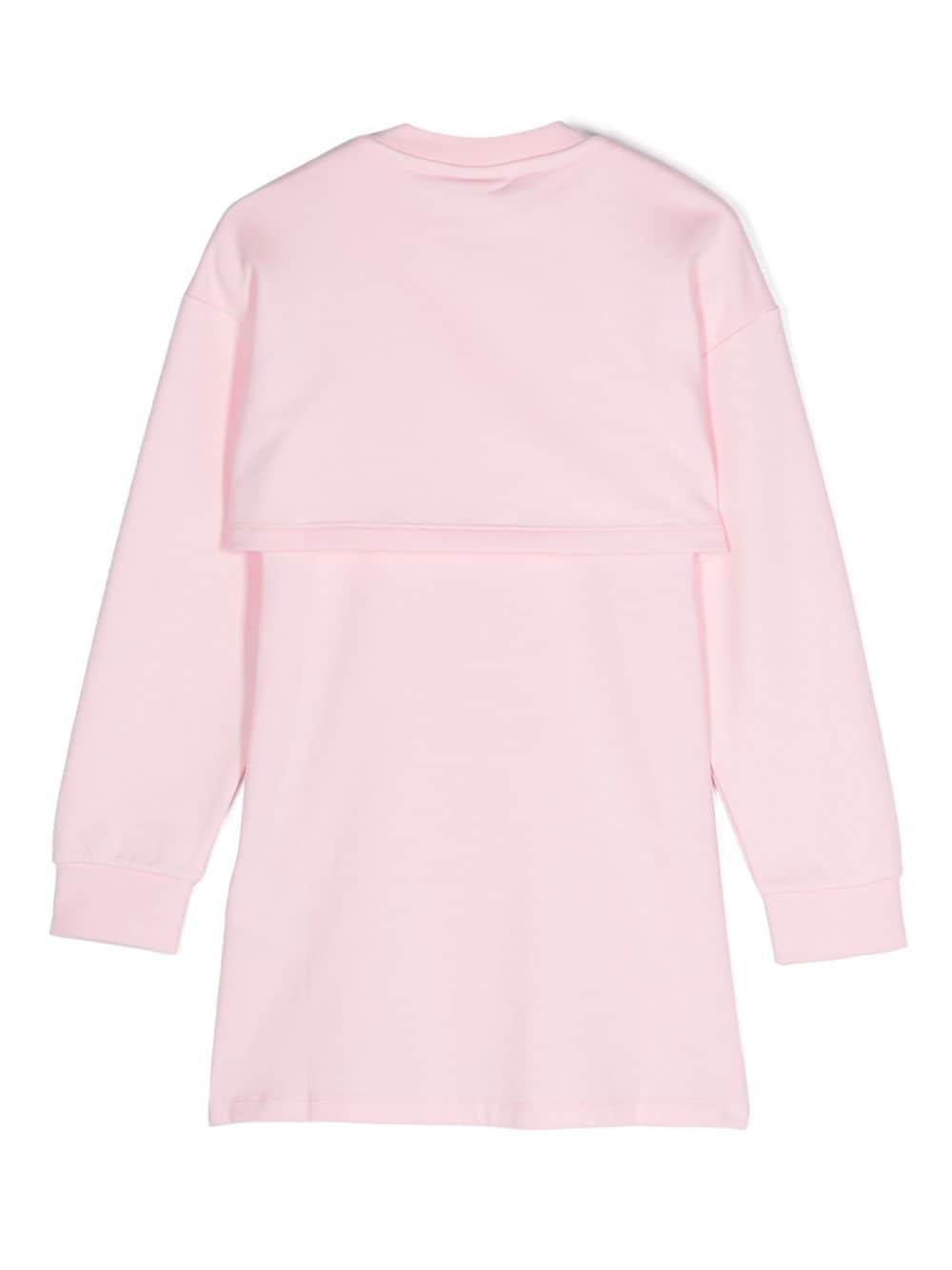 FENDI Kids Double layer dress Vendita calda