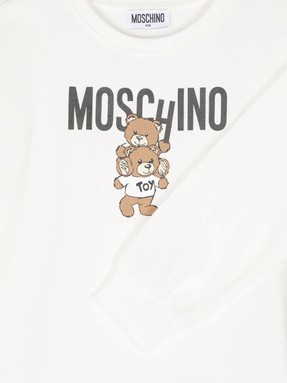 Moschino Kids Sweatshirt dress with teddy bear Offerte esclusive