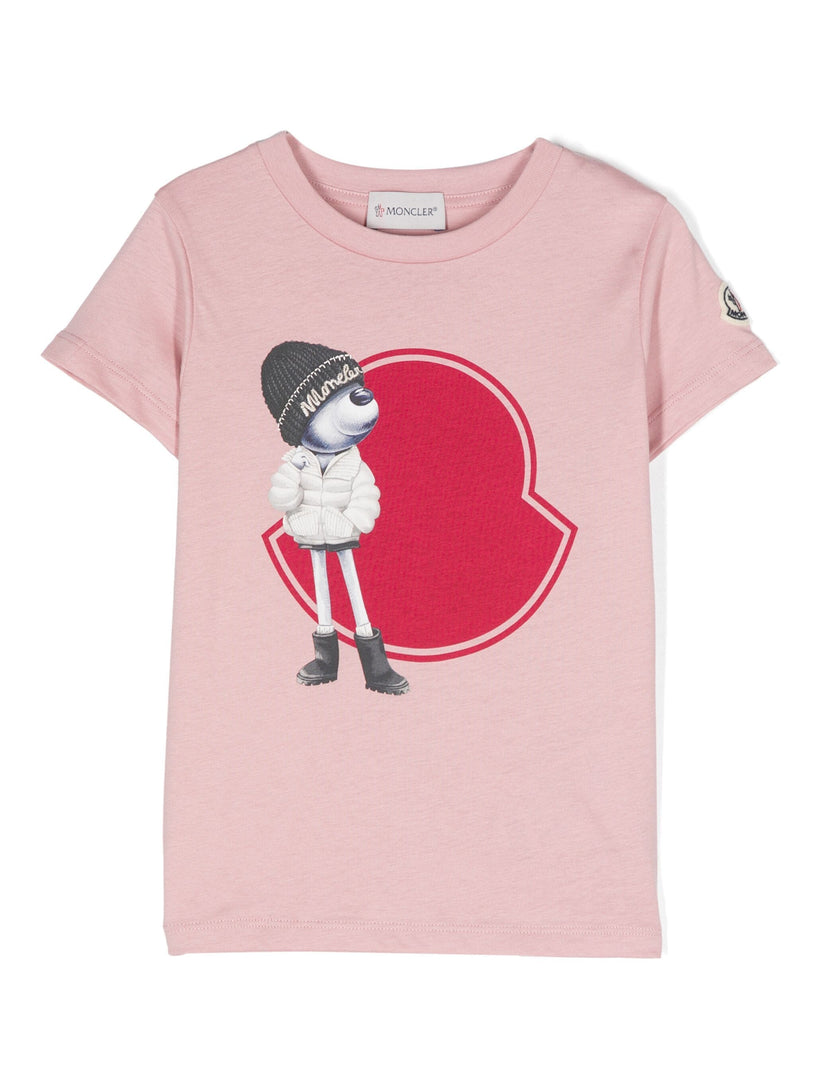 MONCLER Kids T-shirt with print Offerte stagionali