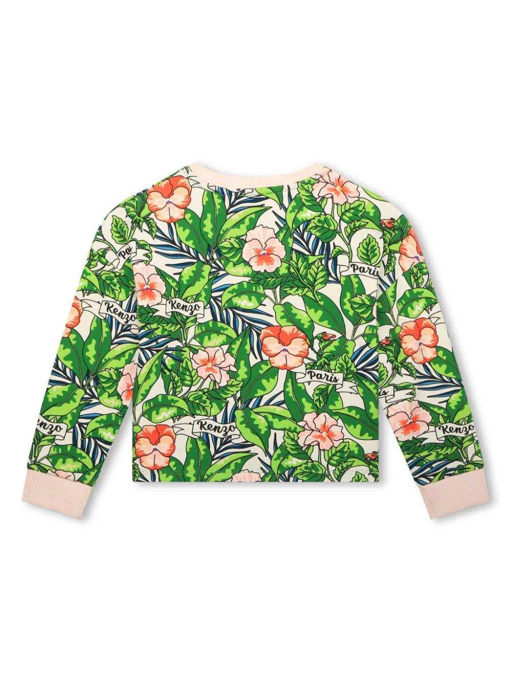 KENZO Kids Floral sweatshirt Super Saving Price