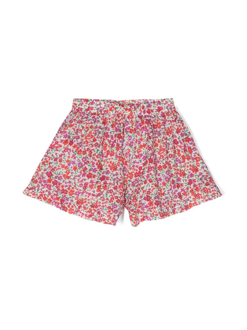 Philosophy Kids Shorts with flower print ACQUISTA ORA