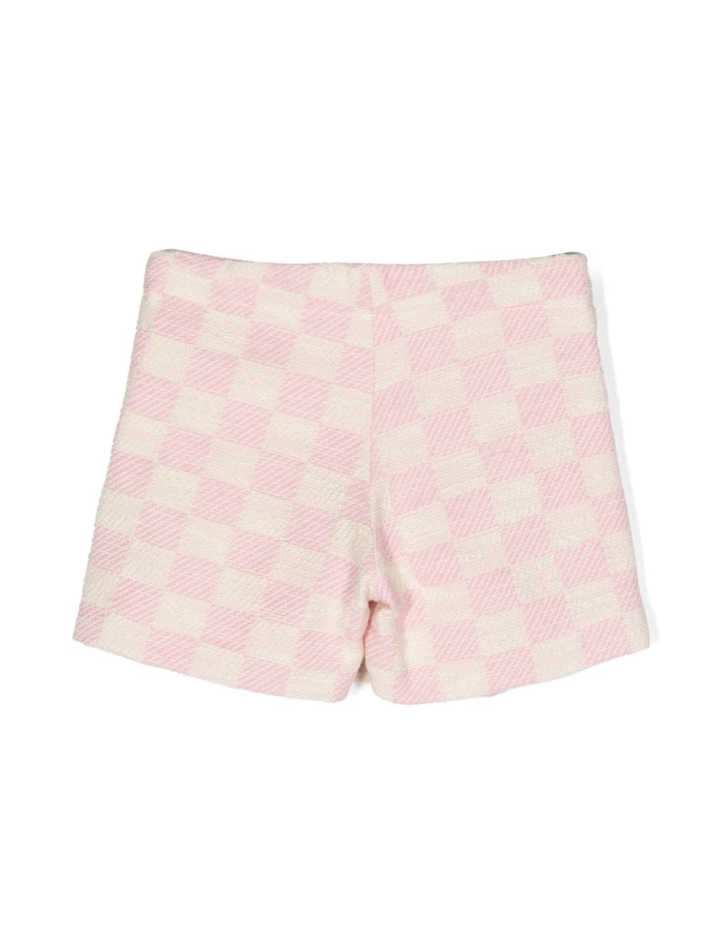 VERSACE Kids Tweed checked shorts Promozione temporanea