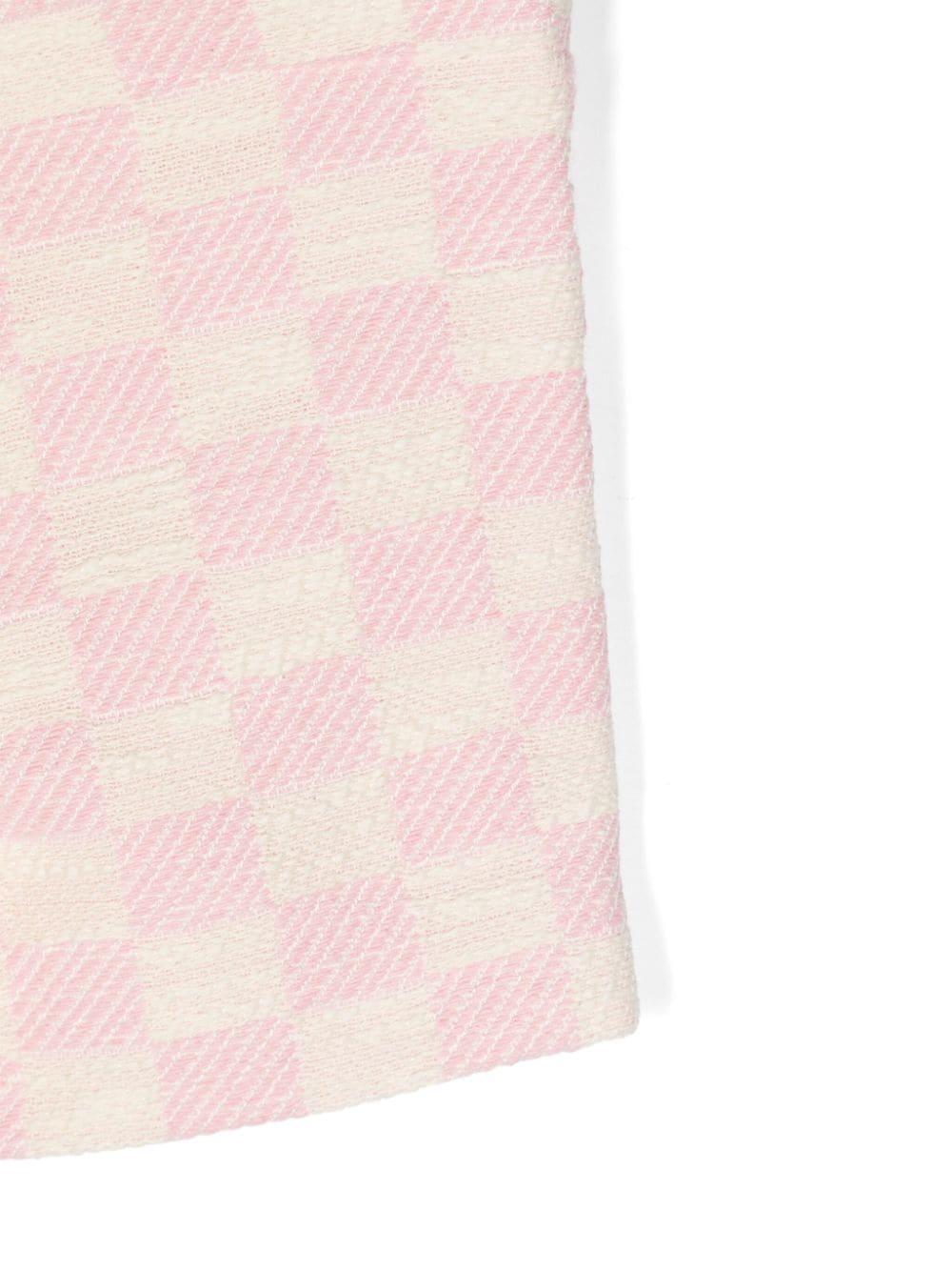 VERSACE Kids Tweed checked shorts Promozione temporanea